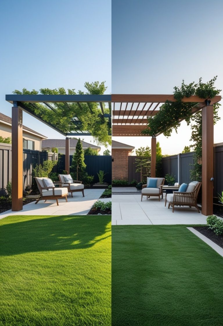 Before & After Outdoor Designs: Yards, Pergolas & More