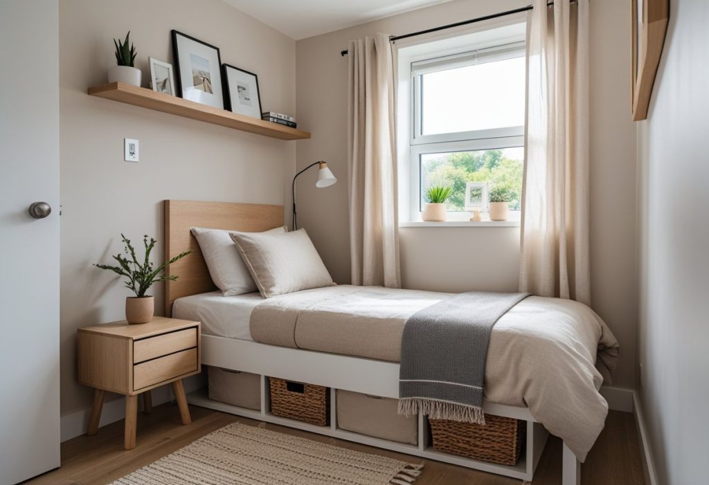 Stylish Small Bedroom Decoration 