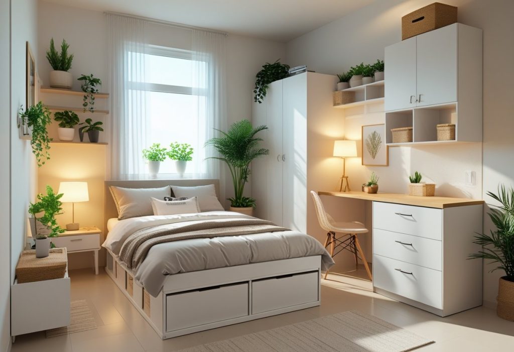 Stylish Small Bedroom Decoration